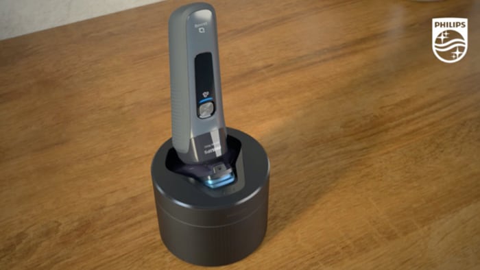 사용 중인 Quick Clean Pod